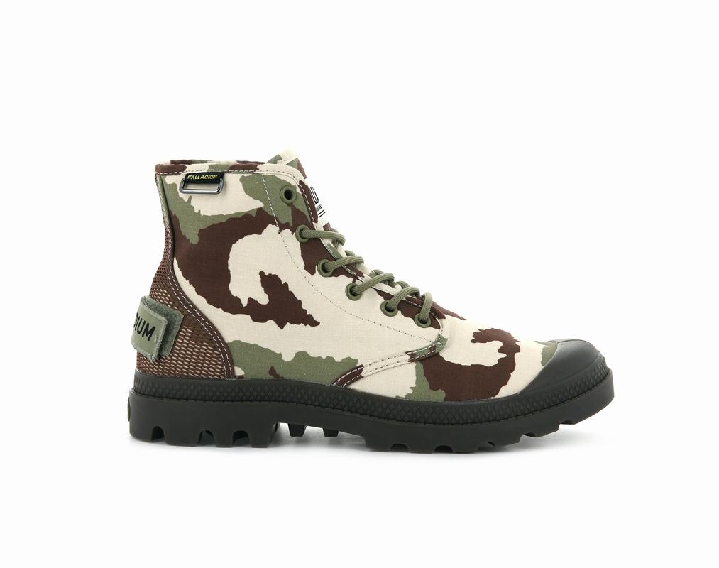 Palladium Pampa Hi Og Camo Damen Stiefel Mehrfarbig ||410576-GFT||